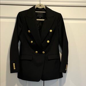 Banana Republic Black Blazer with Gold Buttons